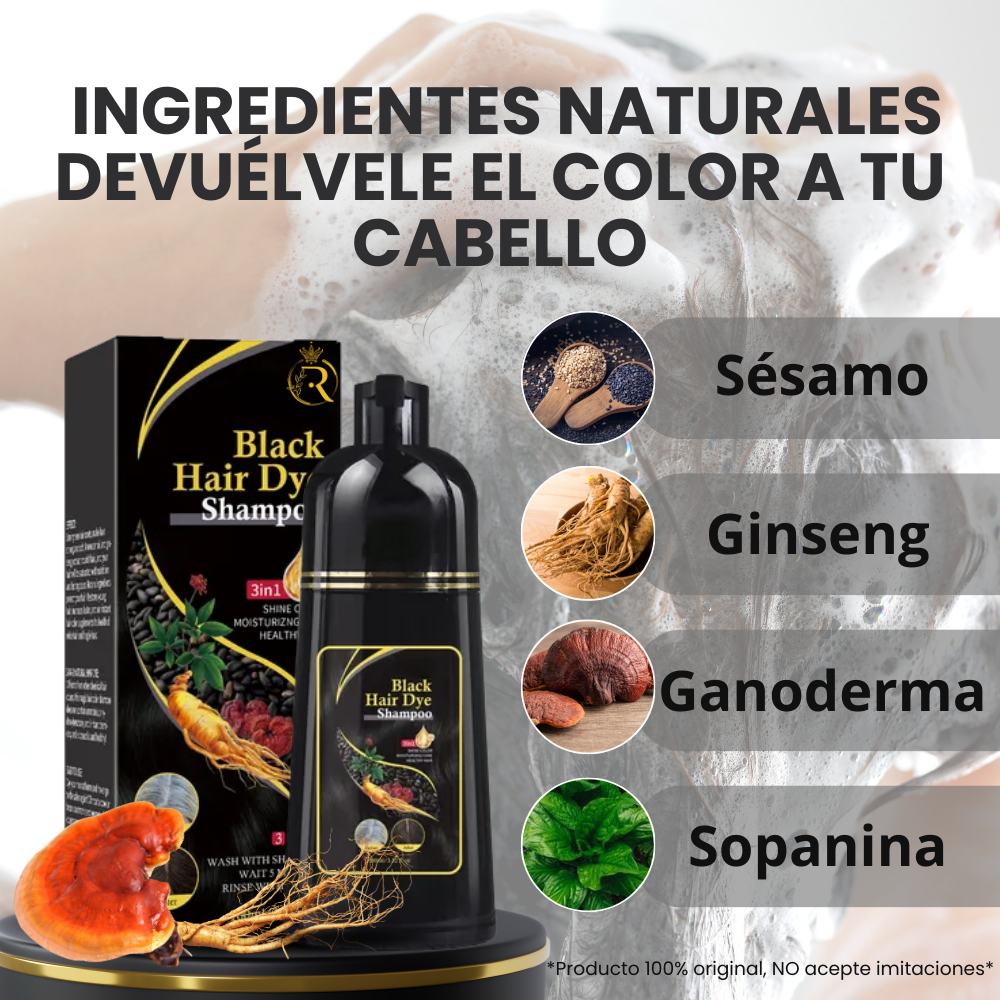 VITABLACK ANTICANAS™| ¡ELIMINA LAS CANAS Y LUCE HASTA 10 AÑOS MÁS JOVEN EN 10 MINUTOS!
