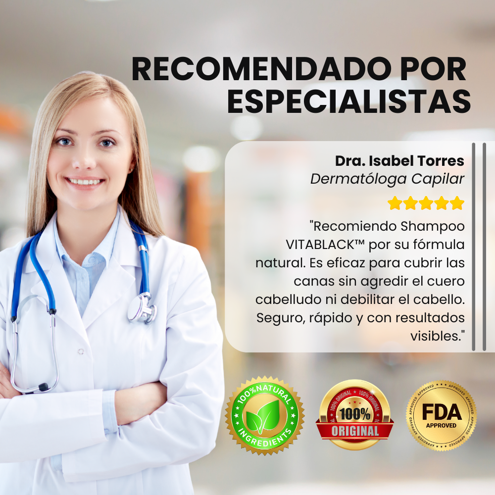 VITABLACK ANTICANAS™| ¡ELIMINA LAS CANAS Y LUCE HASTA 10 AÑOS MÁS JOVEN EN 10 MINUTOS!