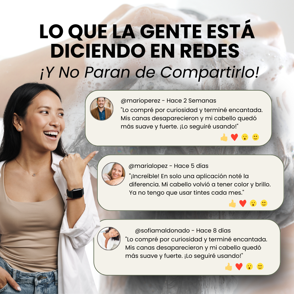 VITABLACK ANTICANAS™| ¡ELIMINA LAS CANAS Y LUCE HASTA 10 AÑOS MÁS JOVEN EN 10 MINUTOS!